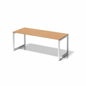 Cito Schreibtisch | höhenfixes O-Gestell, Breite 2000 mm, Tiefe 800 mm