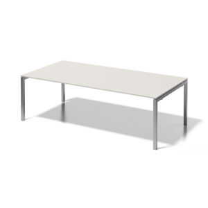 Cito Chefarbeitsplatz/ Konferenztisch | höhenfixes U-Gestell, Breite 2400 mm, Tiefe 1200 mm