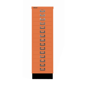 Schubladenschrank MultiDrawer™ | DIN A4, 15 Schubladen mit Sockel | Maße: H 940 x B 279 x T 380 mm