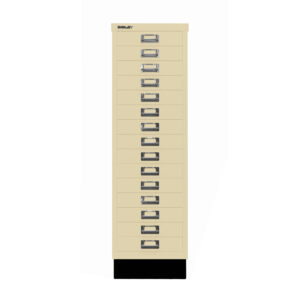 Schubladenschrank MultiDrawer™ | DIN A4, 15 Schubladen mit Sockel | Maße: H 940 x B 279 x T 380 mm