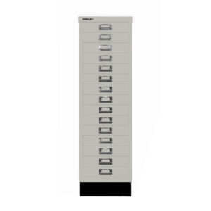 Schubladenschrank MultiDrawer™ | DIN A4, 15 Schubladen mit Sockel | Maße: H 940 x B 279 x T 380 mm
