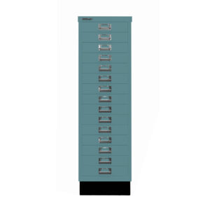 Schubladenschrank MultiDrawer™ | DIN A4, 15 Schubladen mit Sockel | Maße: H 940 x B 279 x T 380 mm