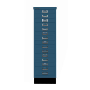 Schubladenschrank MultiDrawer™ | DIN A4, 15 Schubladen mit Sockel | Maße: H 940 x B 279 x T 380 mm
