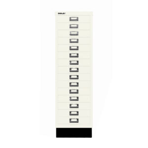 Schubladenschrank MultiDrawer™ | DIN A4, 15 Schubladen mit Sockel | Maße: H 940 x B 279 x T 380 mm