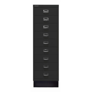 Schubladenschrank MultiDrawer™ | DIN A4, 9 Schubladen mit Sockel | Maße: H 940 x B 279 x T 380 mm