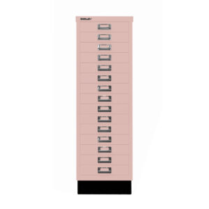 Schubladenschrank MultiDrawer™ | DIN A3, 15 Schubladen mit Sockel | Maße: H 940 x B 349 x T 432 mm