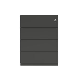 Rollcontainer Note | Rollcontainer Note | Griffleiste, 4 Schubladen à H 150 mm