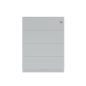 Rollcontainer Note | Rollcontainer Note | Griffleiste, 4 Schubladen à H 150 mm