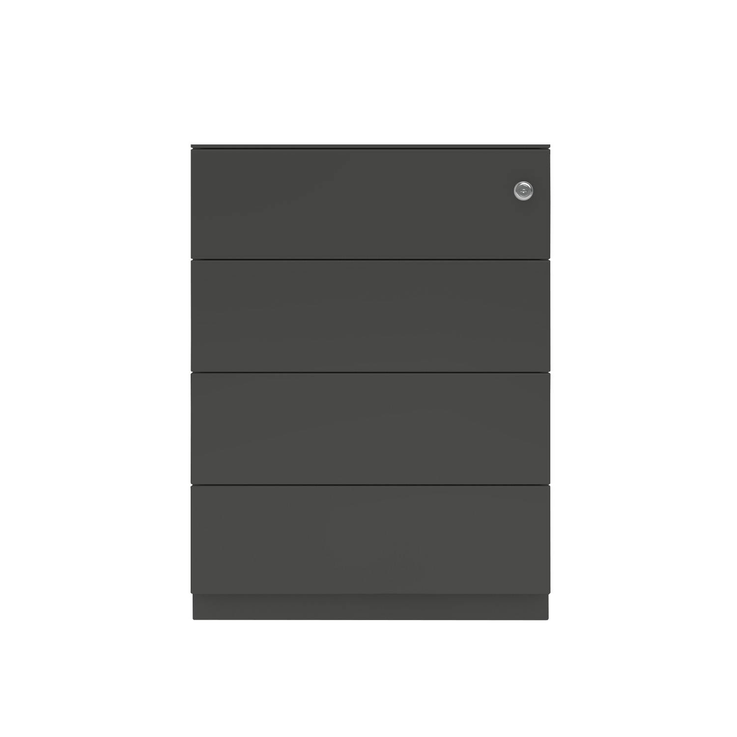 Rollcontainer Note | NWA52M1SSSS633 | Griffleiste | 4 Schubladen à H 150 mm