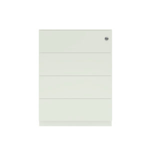 Rollcontainer Note | Rollcontainer Note | Griffleiste, 4 Schubladen à H 150 mm