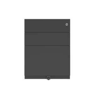 Rollcontainer Note | Rollcontainer Note | Griffleiste, 2 Schubladen à H 150 mm, 1 Hängeregistraturschublade