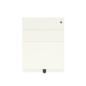 Rollcontainer Note | Rollcontainer Note | Griffleiste, 2 Schubladen à H 150 mm, 1 Hängeregistraturschublade
