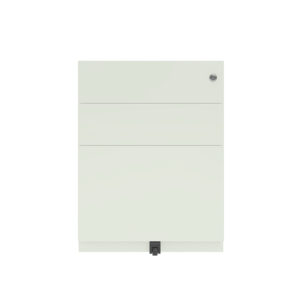 Rollcontainer Note | Rollcontainer Note | Griffleiste, 2 Schubladen à H 150 mm, 1 Hängeregistraturschublade