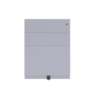 Rollcontainer Note | Rollcontainer Note | Griffleiste, 2 Schubladen à H 150 mm, 1 Hängeregistraturschublade