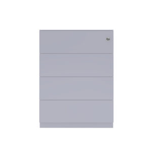 Rollcontainer Note | Rollcontainer Note | Griffleiste, 4 Schubladen à H 150 mm
