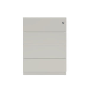 Rollcontainer Note | Rollcontainer Note | Griffleiste, 4 Schubladen à H 150 mm