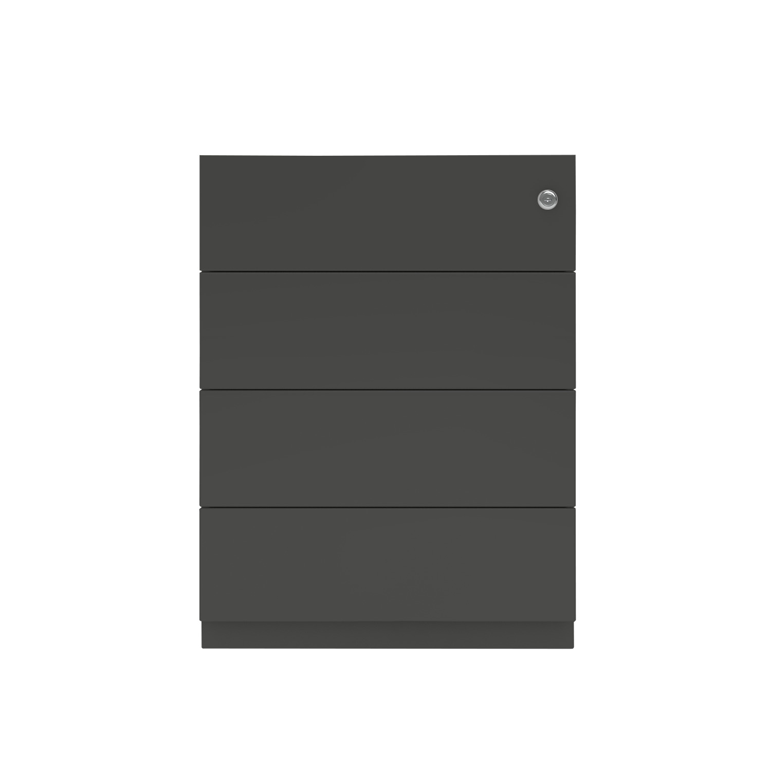 Rollcontainer Note | NWA72M7BBBB133 | Griffleiste | 4 Schubladen à H 150 mm