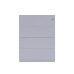 Rollcontainer Note | Rollcontainer Note | Griffleiste, 4 Schubladen à H 150 mm