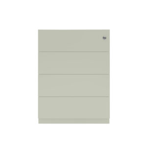 Rollcontainer Note | Rollcontainer Note | Griffleiste, 4 Schubladen à H 150 mm