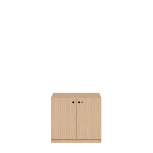Flügeltürenschrank Pren | Mit Zylinderschloss | 1 Fachboden für 1,5 OH | H 715 x B 800 x T 500 mm