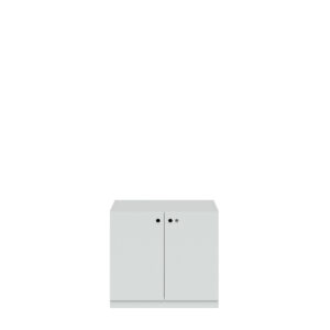 Flügeltürenschrank Pren | Mit Zylinderschloss | 1 Fachboden für 1,5 OH | H 715 x B 800 x T 500 mm