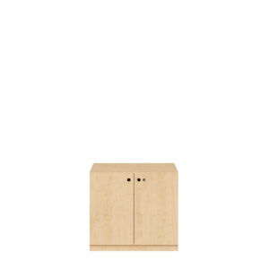 Flügeltürenschrank Pren | Mit Zylinderschloss | 1 Fachboden für 1,5 OH | H 715 x B 800 x T 500 mm