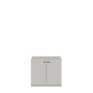 Flügeltürenschrank Pren | Mit Zylinderschloss | 1 Fachboden für 1,5 OH | H 715 x B 800 x T 500 mm