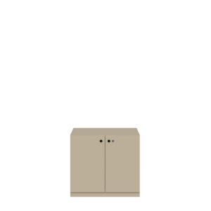 Flügeltürenschrank Pren | Mit Zylinderschloss | 1 Fachboden für 1,5 OH | H 715 x B 800 x T 500 mm