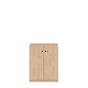 Flügeltürenschrank Pren | Mit Zylinderschloss | 2 Fachböden für 2,5 OH | H 1018 x B 800 x T 500 mm
