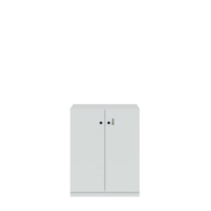Flügeltürenschrank Pren | Mit mechanischem Zahlenkombinationsschloss | 2 Fachböden für 2,5 OH | H 1018 x B 800 x T 500 mm