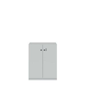 Flügeltürenschrank Pren | Mit mechanischem Zahlenkombinationsschloss | 2 Fachböden für 2,5 OH | H 1018 x B 800 x T 500 mm