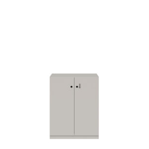 Flügeltürenschrank Pren | Mit mechanischem Zahlenkombinationsschloss | 2 Fachböden für 2,5 OH | H 1018 x B 800 x T 500 mm