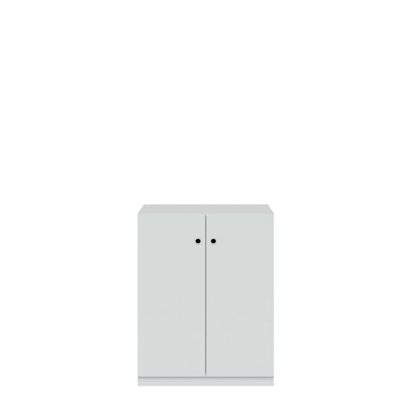 Flügeltürenschrank Pren | Ohne Schloss | 2 Fachböden für 2,5 OH | H 1018 x B 800 x T 500 mm