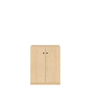 Flügeltürenschrank Pren | Ohne Schloss | 2 Fachböden für 2,5 OH | H 1018 x B 800 x T 500 mm