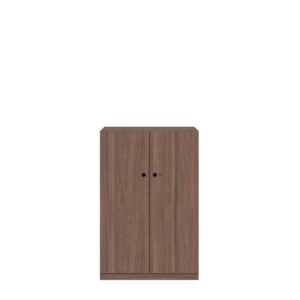 Flügeltürenschrank Pren | Mit Zylinderschloss | 2 Fachböden für 3 OH | H 1210 x B 800 x T 500 mm