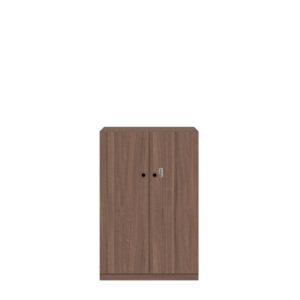 Flügeltürenschrank Pren | Mit mechanischem Zahlenkombinationsschloss | 2 Fachböden für 3 OH | H 1210 x B 800 x T 500 mm