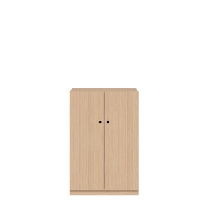 Flügeltürenschrank Pren | Ohne Schloss | 2 Fachböden für 3 OH | H 1210 x B 800 x T 500 mm