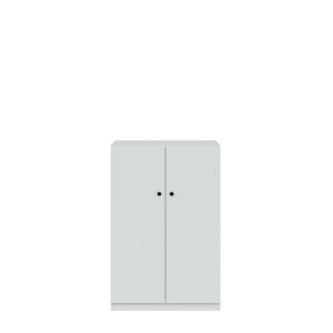 Flügeltürenschrank Pren | Ohne Schloss | 2 Fachböden für 3 OH | H 1210 x B 800 x T 500 mm