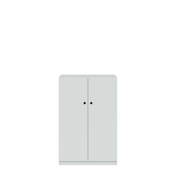 Flügeltürenschrank Pren | Ohne Schloss | 2 Fachböden für 3 OH | H 1210 x B 800 x T 500 mm