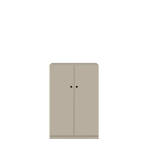 Flügeltürenschrank Pren | Ohne Schloss | 2 Fachböden für 3 OH | H 1210 x B 800 x T 500 mm