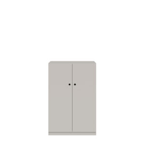 Flügeltürenschrank Pren | Ohne Schloss | 2 Fachböden für 3 OH | H 1210 x B 800 x T 500 mm