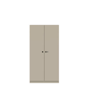 Flügeltürenschrank Pren | Mit Zylinderschloss | 3 Fachböden für 4 OH | H 1590 x B 800 x T 500 mm