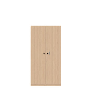 Flügeltürenschrank Pren | Mit mechanischem Zahlenkombinationsschloss | 3 Fachböden für 4 OH | H 1590 x B 800 x T 500 mm