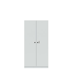 Flügeltürenschrank Pren | Mit mechanischem Zahlenkombinationsschloss | 3 Fachböden für 4 OH | H 1590 x B 800 x T 500 mm