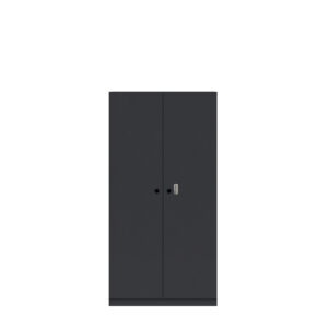 Flügeltürenschrank Pren | Mit mechanischem Zahlenkombinationsschloss | 3 Fachböden für 4 OH | H 1590 x B 800 x T 500 mm