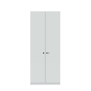 Flügeltürenschrank Pren | Mit Zylinderschloss | 4 Fachböden für 5 OH |  H 1970 x B 800 x T 500 mm