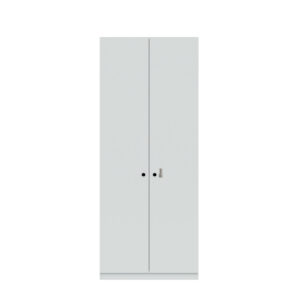 Flügeltürenschrank Pren | Mit mechanischem Zahlenkombinationsschloss | 4 Fachböden für 5 OH | H 1970 x B 800 x T 500 mm
