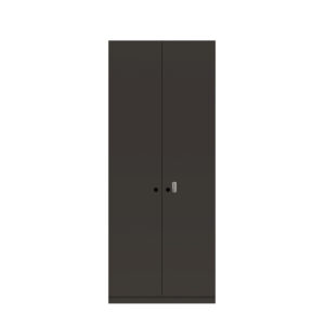 Flügeltürenschrank Pren | Mit mechanischem Zahlenkombinationsschloss | 4 Fachböden für 5 OH | H 1970 x B 800 x T 500 mm