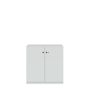 Flügeltürenschrank Pren | Mit Zylinderschloss | 2 Fachböden für 2,5 OH |  H 1018 x B 1000 x T 500 mm