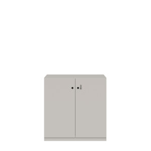Flügeltürenschrank Pren | Mit mechanischem Zahlenkombinationsschloss | 2 Fachböden für 2,5 OH | H 1018 x B 1000 x T 500 mm